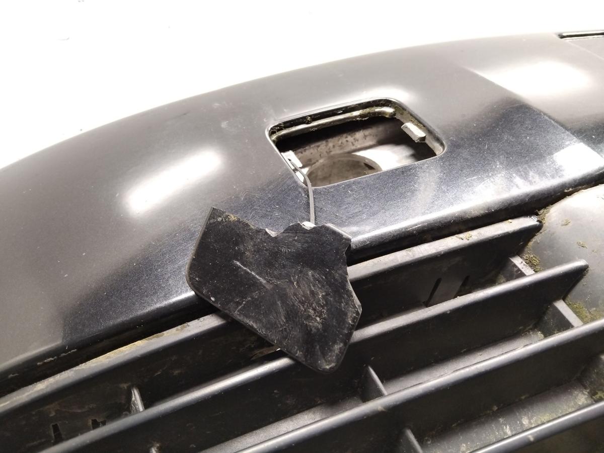 Audi A4 8E B6 original Sto&szlig;stange Stossf&auml;nger vorn LZ9W ebonyschwarzmet. BJ2002