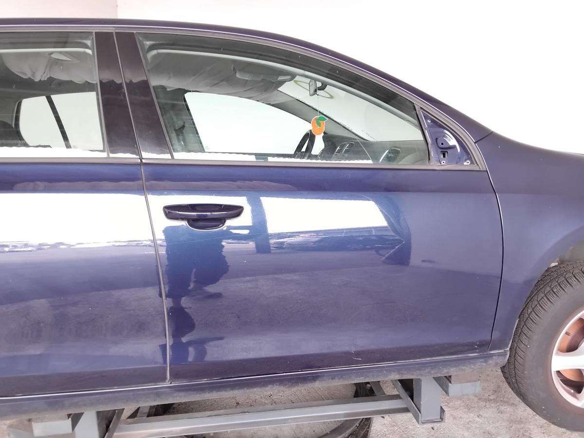 VW Golf 6 Tür vorn rechts Beifahrertür LD5Q Shadow Blue Metallic 5-Türer BJ2010