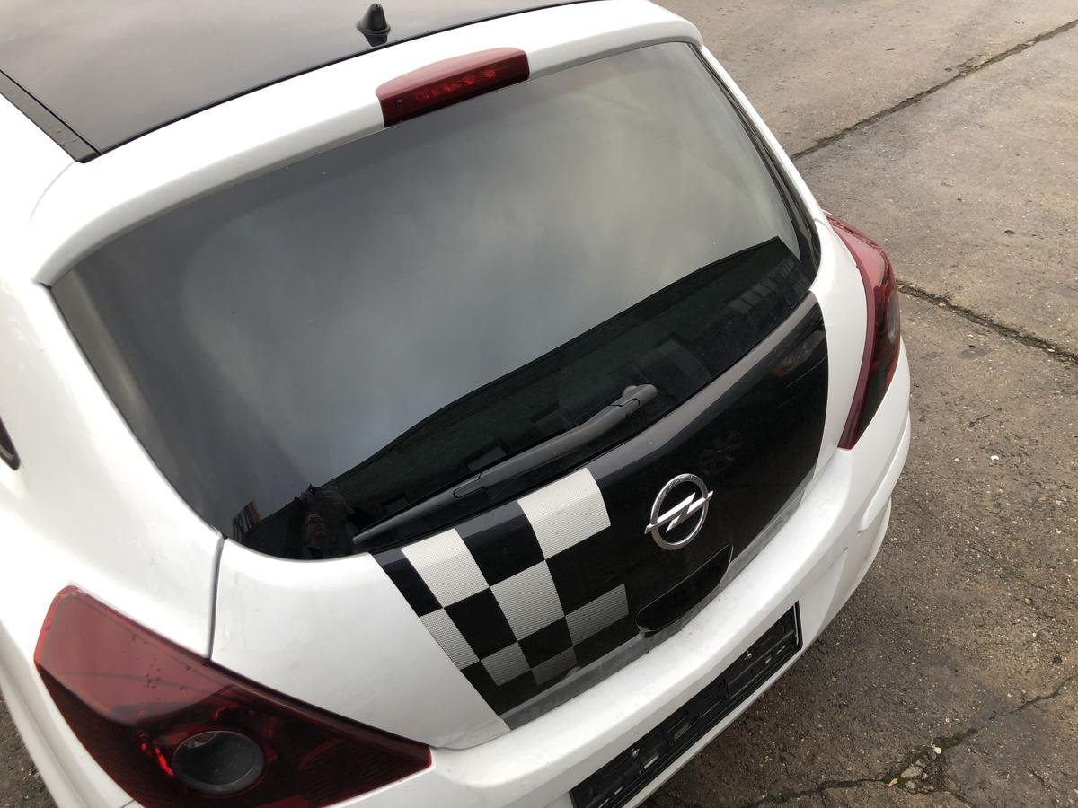 Opel Corsa D ab10 Heckklappe mit Scheibe Facelift 3türer Kofferraumklappe weiss