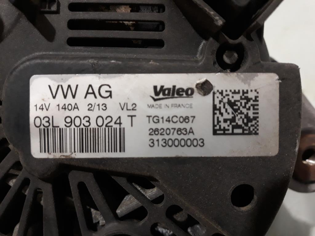 VW Amarok 2H original Lichtmaschine Generator 03L903024T TG14C067 VALEO BJ2012