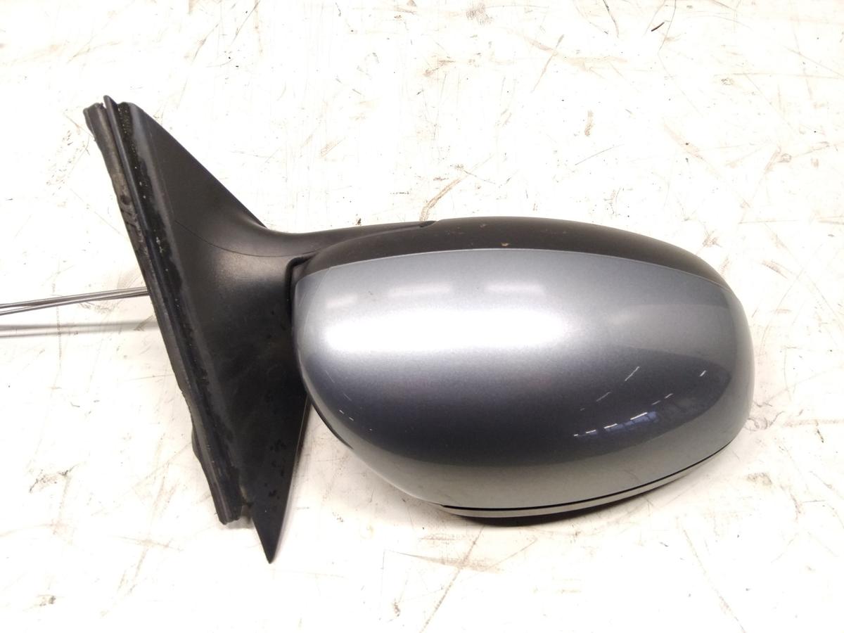 Skoda Fabia 2 5J Facelift orig Au&szlig;enspiegel rechts manuell BJ2013 LF8L Platingrau