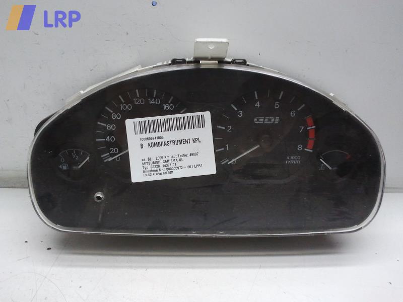 Mitsubishi Carisma DA Tacho Kombiinstrument MR381347 1.8 GDI 90kw 4G93 BJ2000