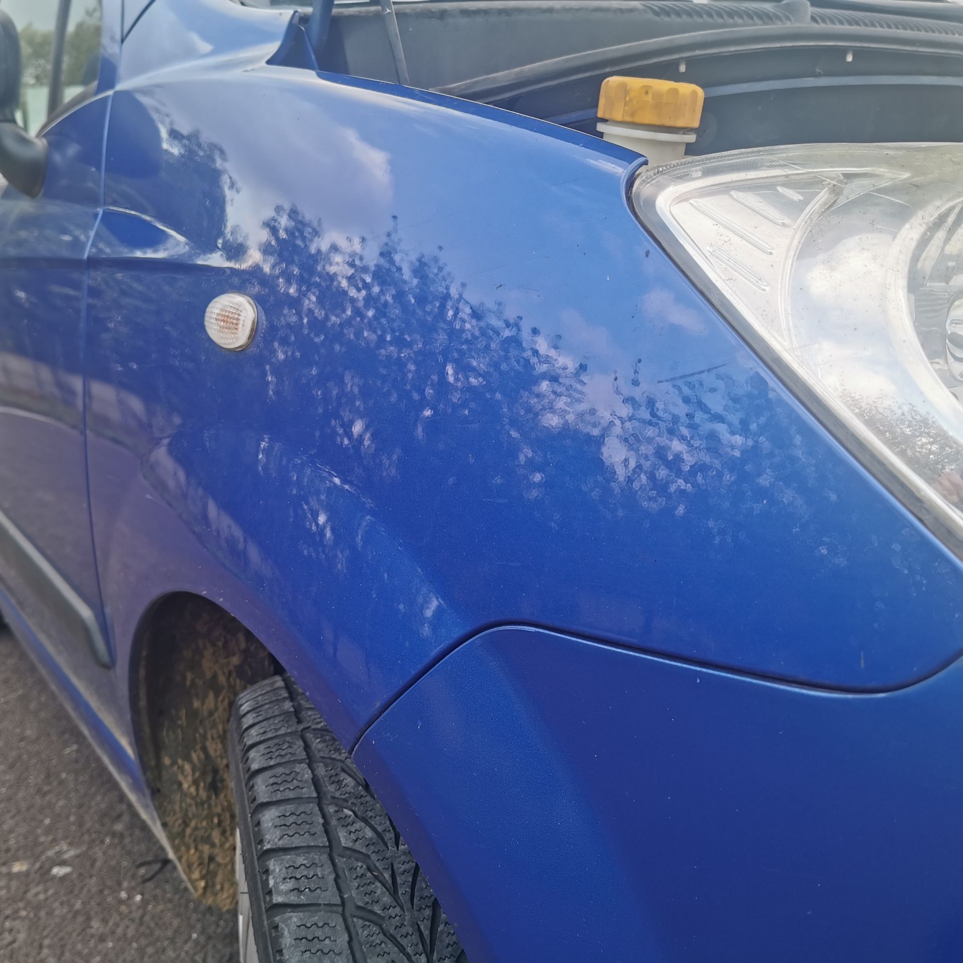 Chevrolet Matiz M200 Kotflügel Fender vorn rechts 99U-Mighty Blue