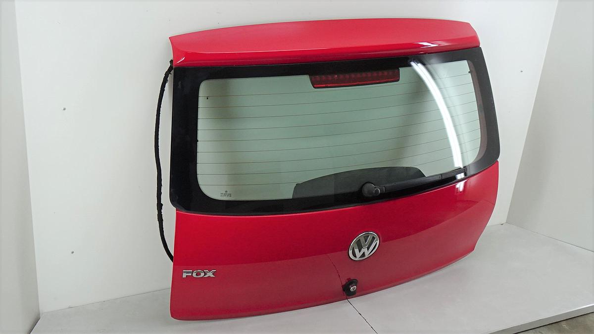 VW Fox Heckklappe Heckdeckel in LY3D Tornadorot Bj2005