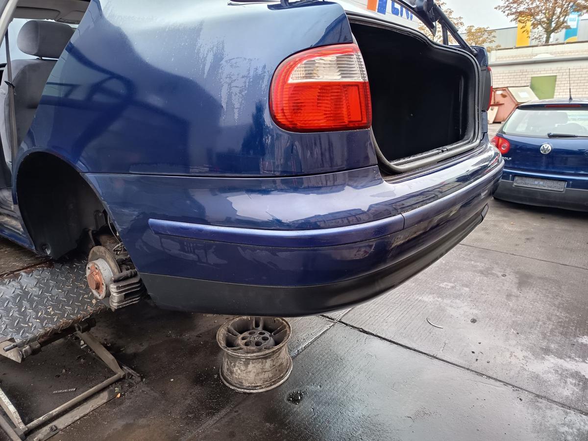 Seat Toledo 1M original Stoßstange Fänger hinten/Heck B5N Indigoblau Bj 2000