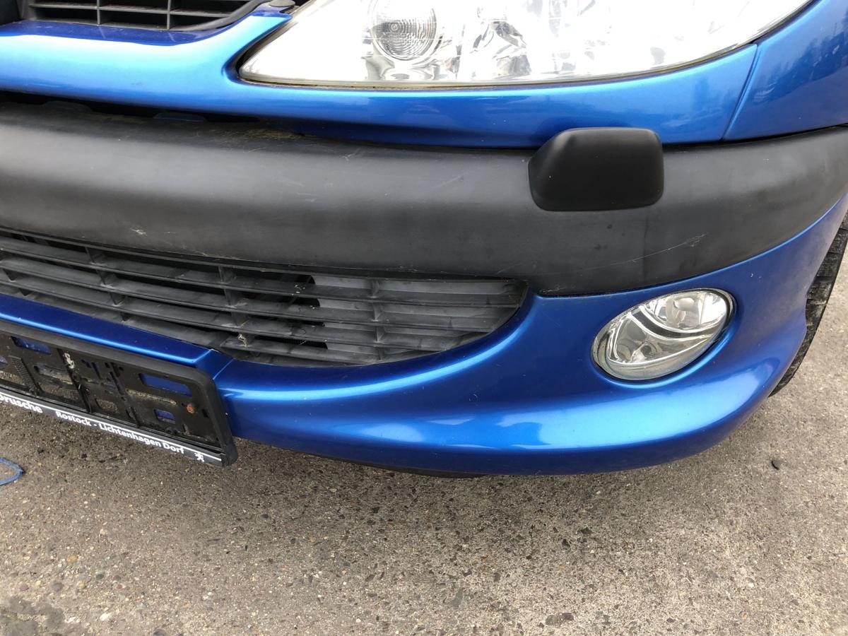 Peugeot 206CC Typ 2D Sto&szlig;f&auml;nger vorn Frontsch&uuml;rze NSW SRA KMF Poseidon Blau Met