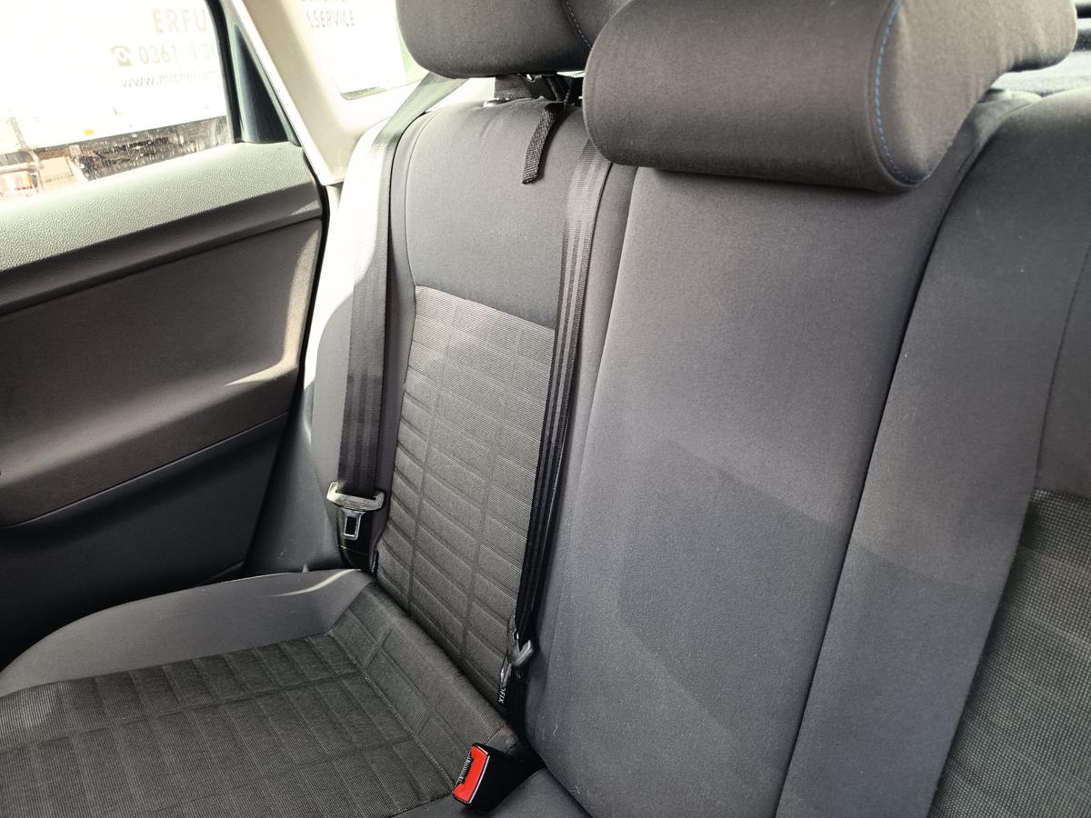 VW Polo 9N3 original R&uuml;cksitzbank komplett Stoff anthrazit geteilt Bj 2007