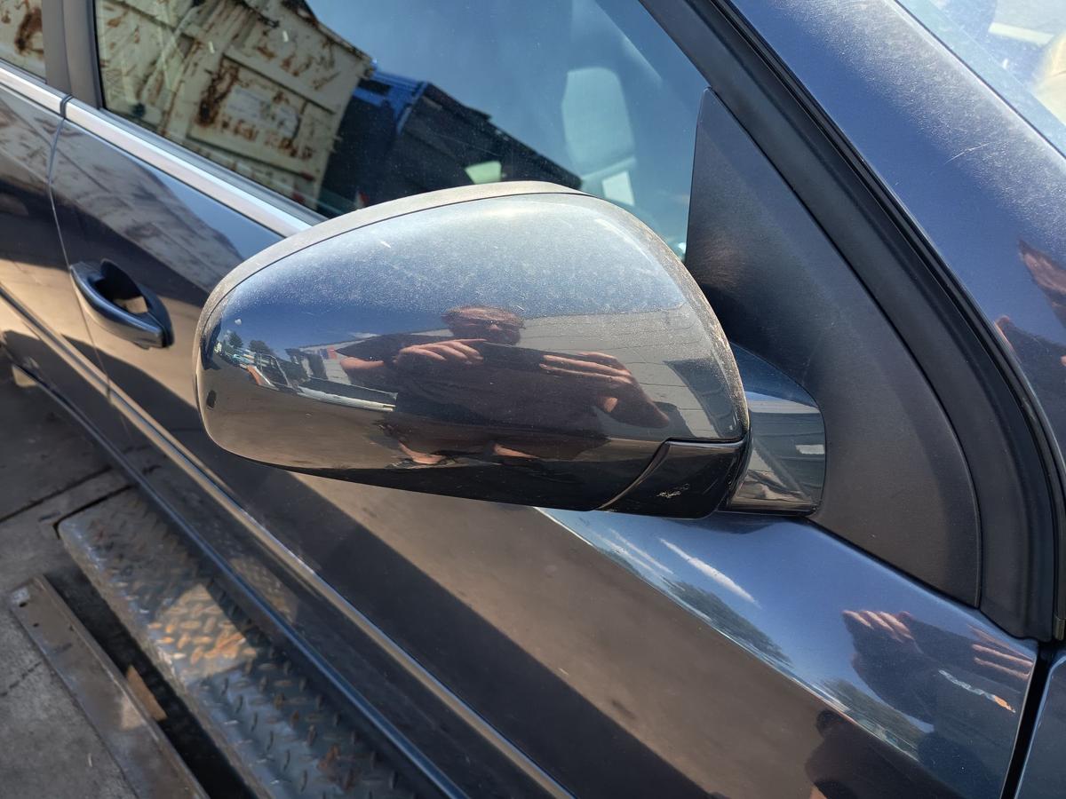 Opel Signum orig Au&szlig;enspiegel rechts elektrisch klappbar Z168 Metro Blau Bj 07