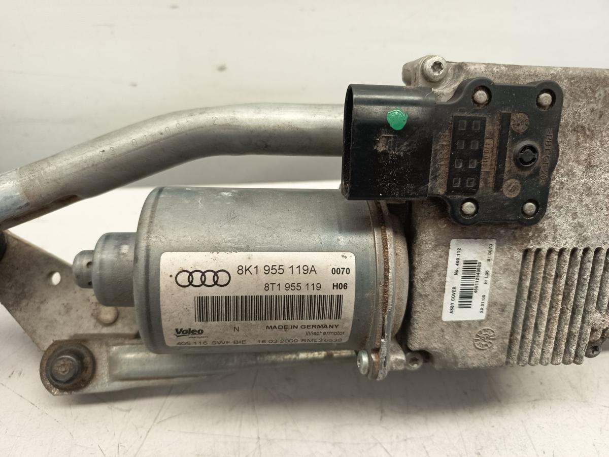 Audi A4 B8 8K original Wischermotor vorn/Front 8K1955023B mit Gest&auml;nge Bj 2009