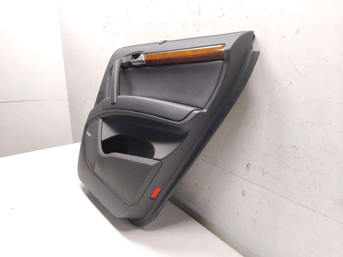 Audi Q7 4L original T&uuml;rverkleidung T&uuml;r hinten rechts BOSE Kunstleder Sonnenrollo