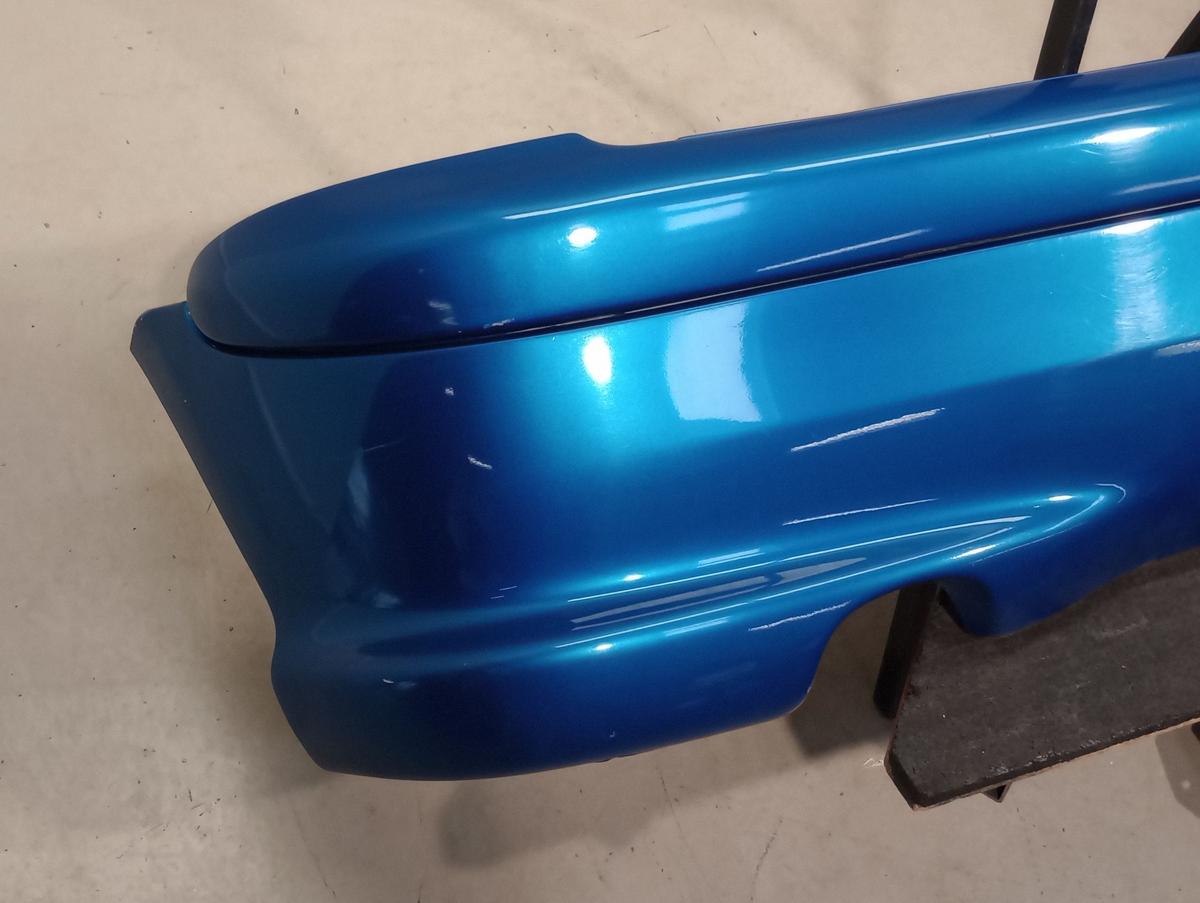 Peugeot 206 CC orig Stoßstange Stossfänger hinten KMF Poseidonblau met Bj 05