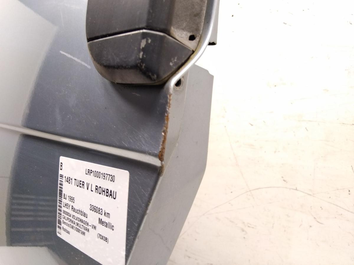 VW T4 original T&uuml;r vorn links Fahrert&uuml;r LH5Y Rauchblau Vorfacelift 1995