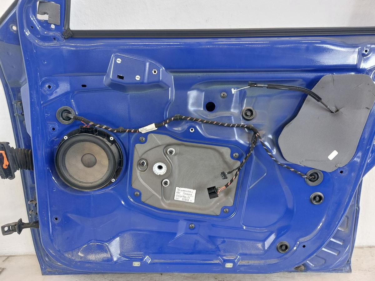 Skoda Fabia 2 Typ 5J T&uuml;r vorn rechts Beifahrert&uuml;r LF5K Dynamic Blue