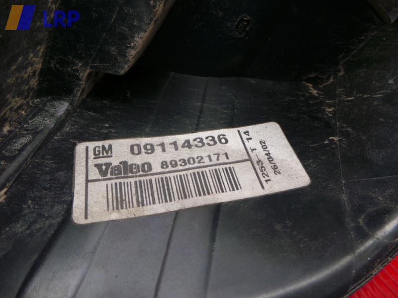 Opel Corsa C original Rückleuchte Heckleuchte links 09114336 89302171 BJ2002