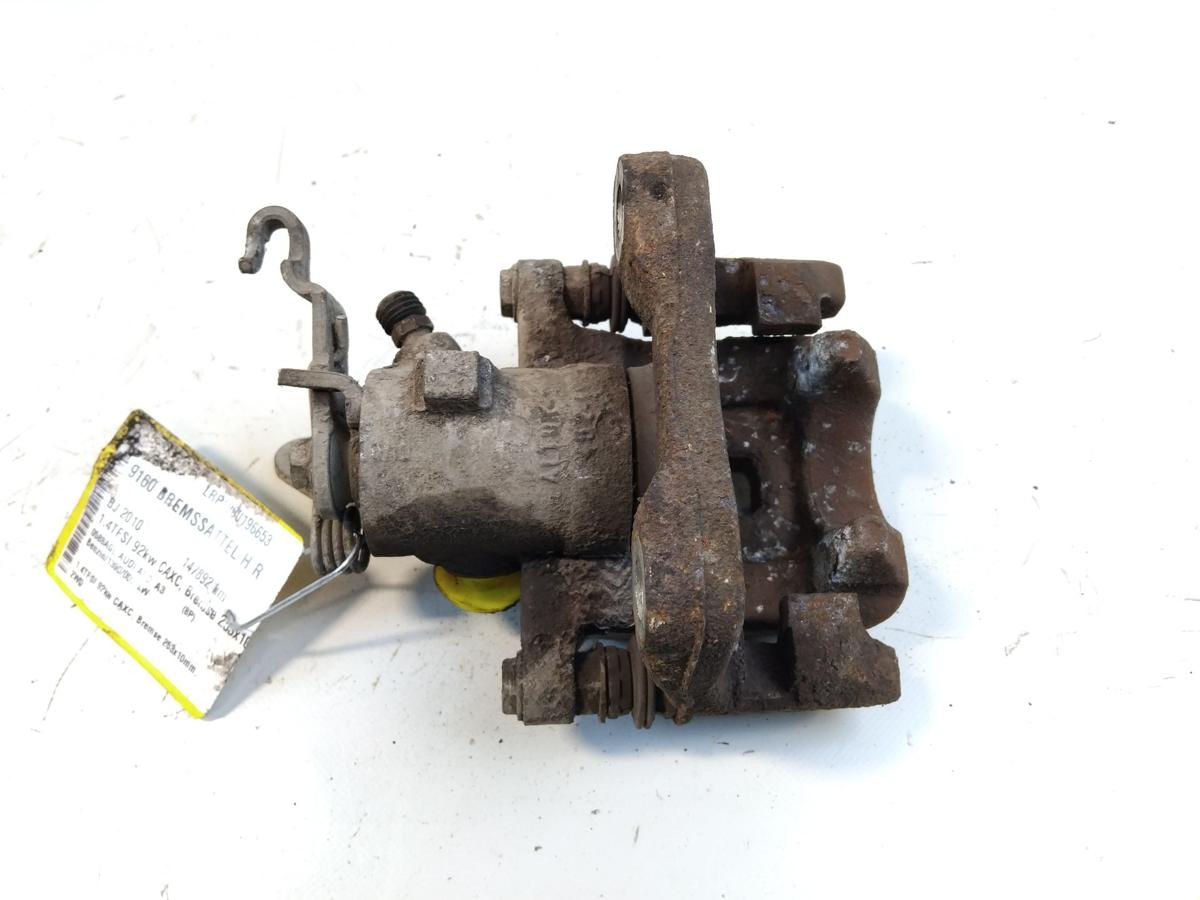 Audi A3 8P original Bremssattel Hinterachse rechts 253x10mm 2WD 1.4TFSI Bj.2010