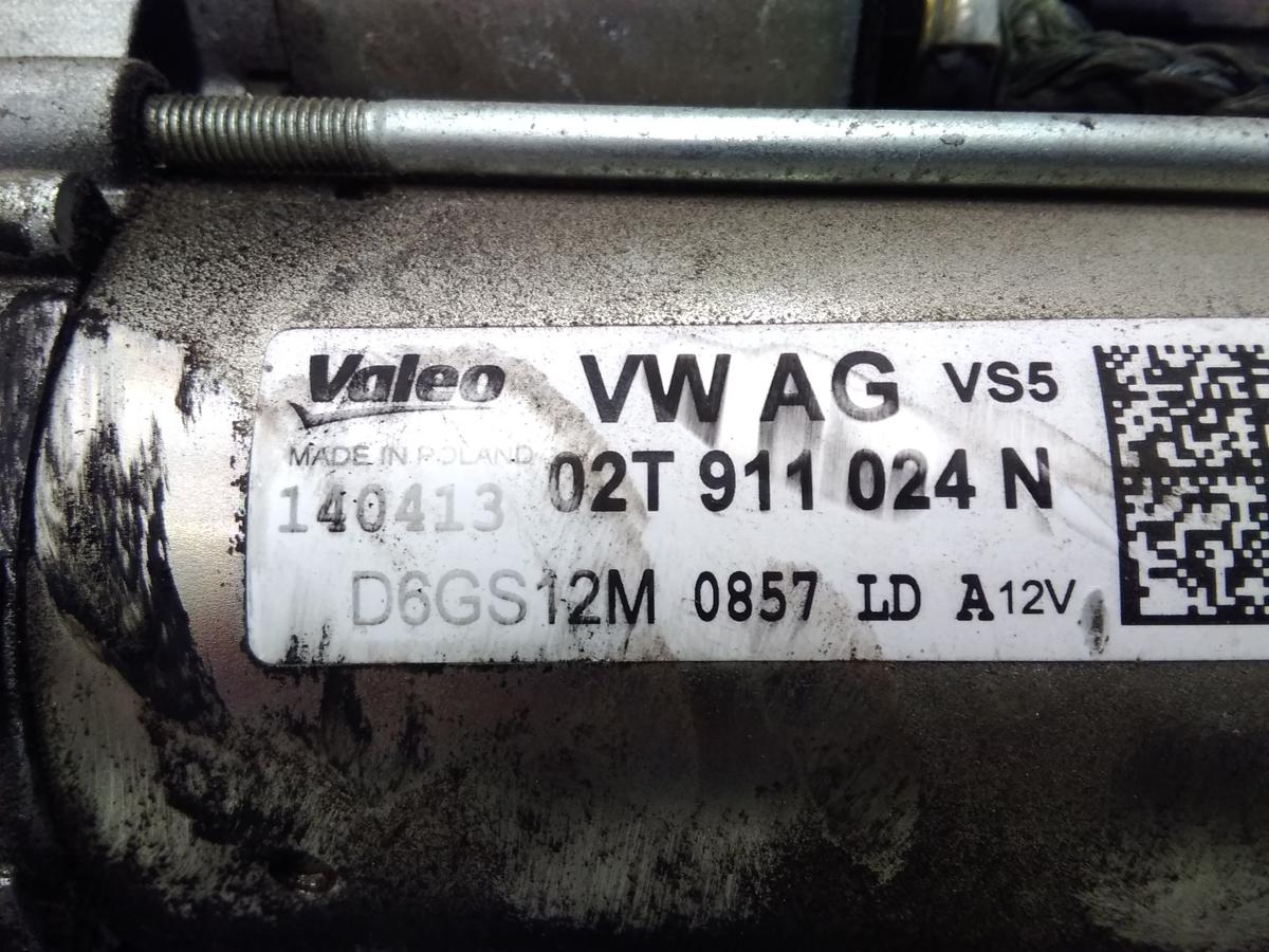 Skoda Fabia 2 5J original Anlasser Starter 1.2 44kw CGPB Bj.2013