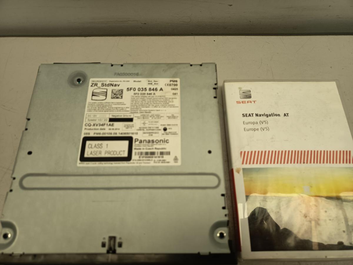 Seat Leon 5F original Rechner Navigationssystem 5F0035846A Baujahr 2015