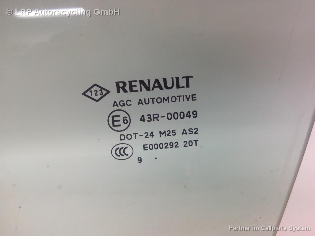 Renault Laguna 3 BJ2010 Scheibe Türscheibe Tür vorn links