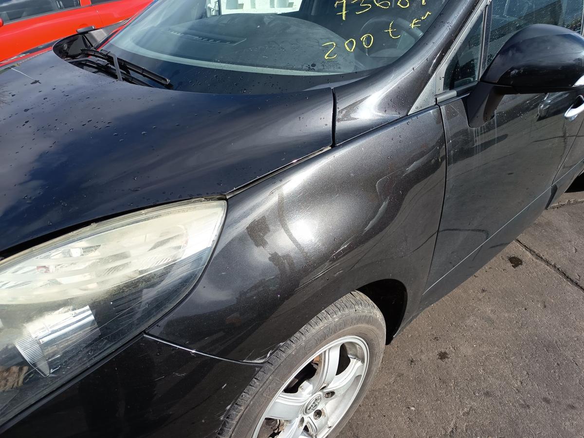 Renault Scenic 3 original Kotfl&uuml;gel links Seitenteil 676 Perlschwarz Bj 2009