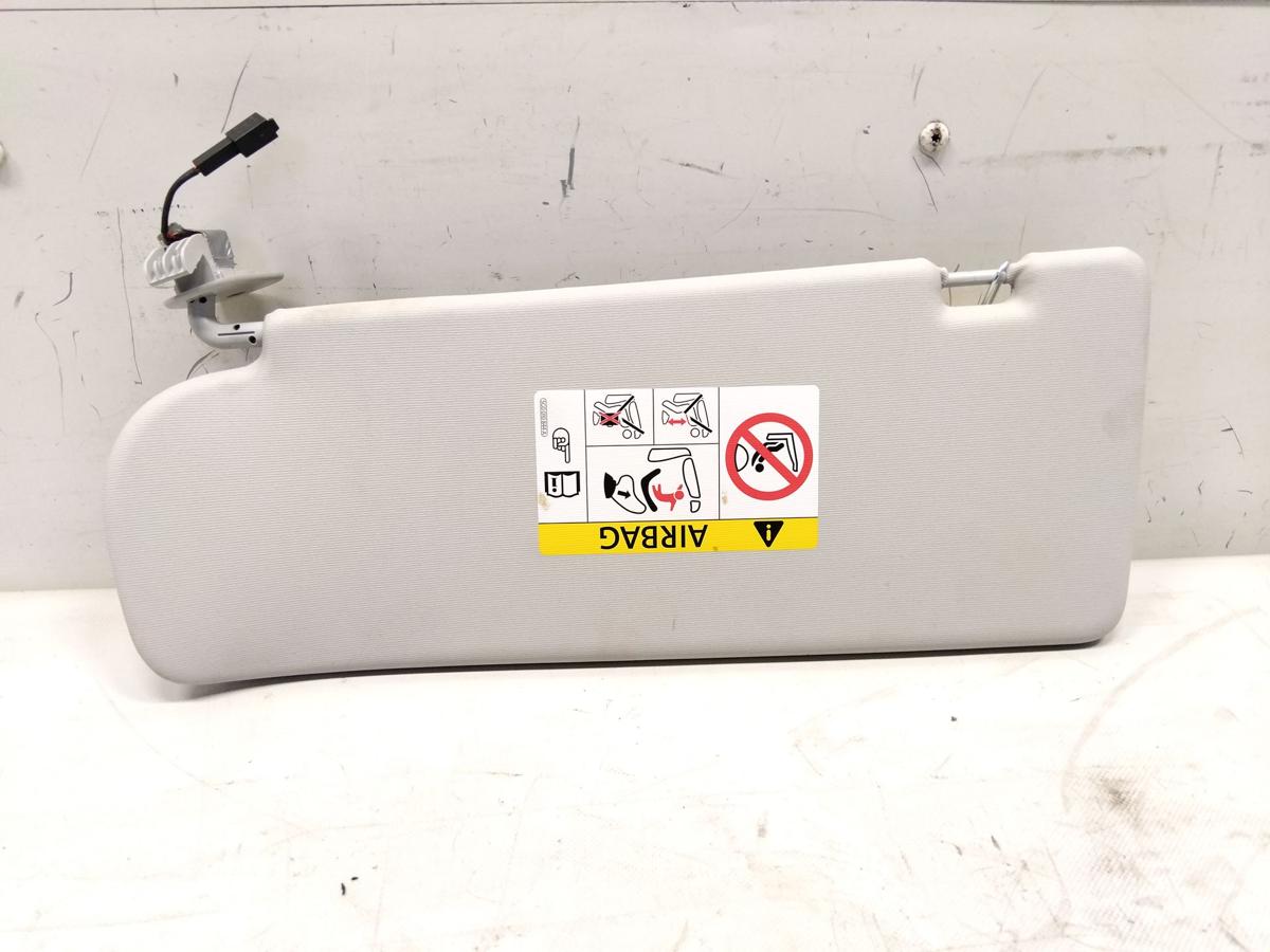 Seat Alhambra 7N original Sonnenblende rechts hellgrau perlgrau Bj.2015