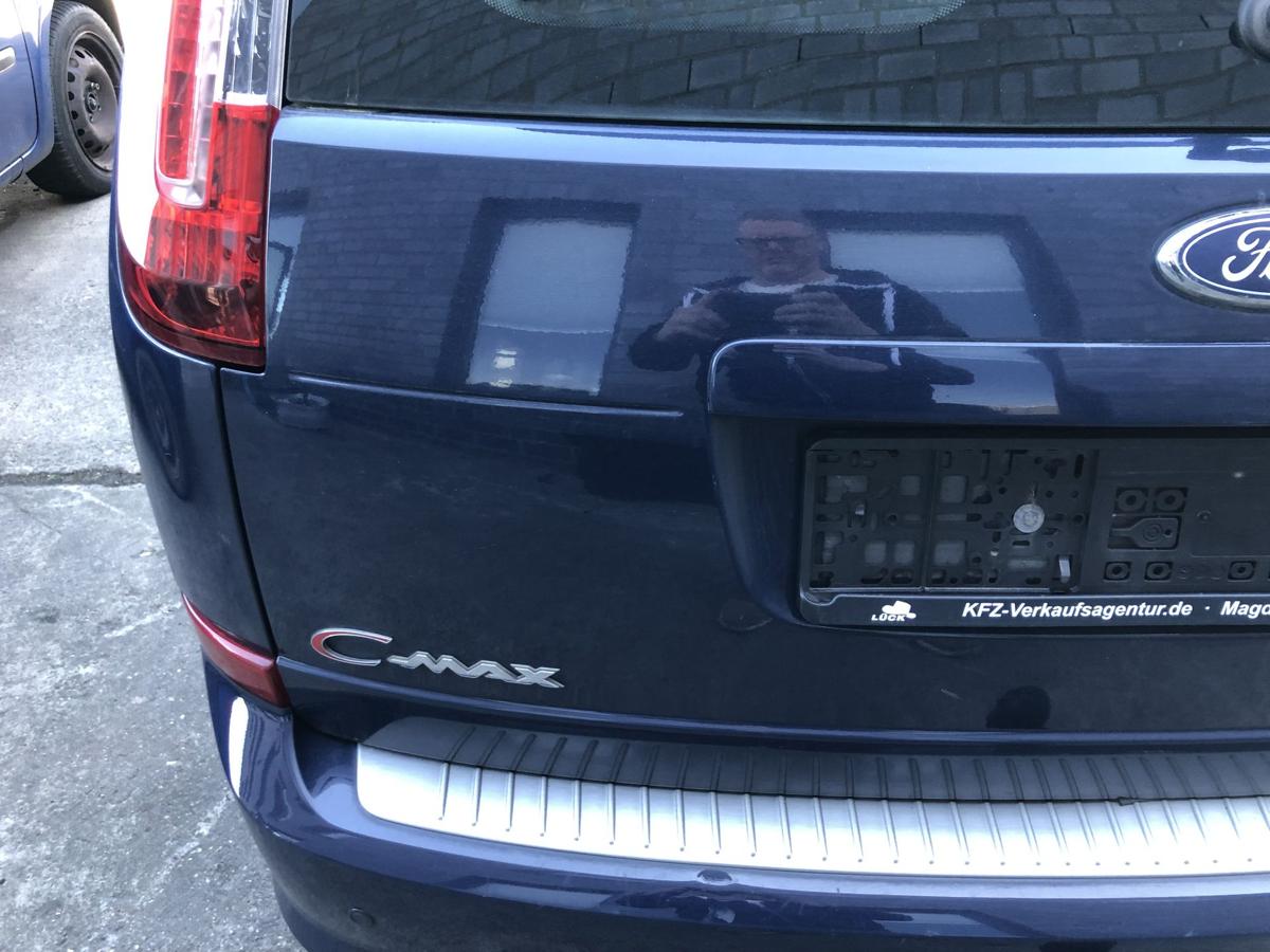 Ford C Max DM2 ab 07 Heckklappe mit Scheibe im Rohbau Blazer Blau Kofferklappe