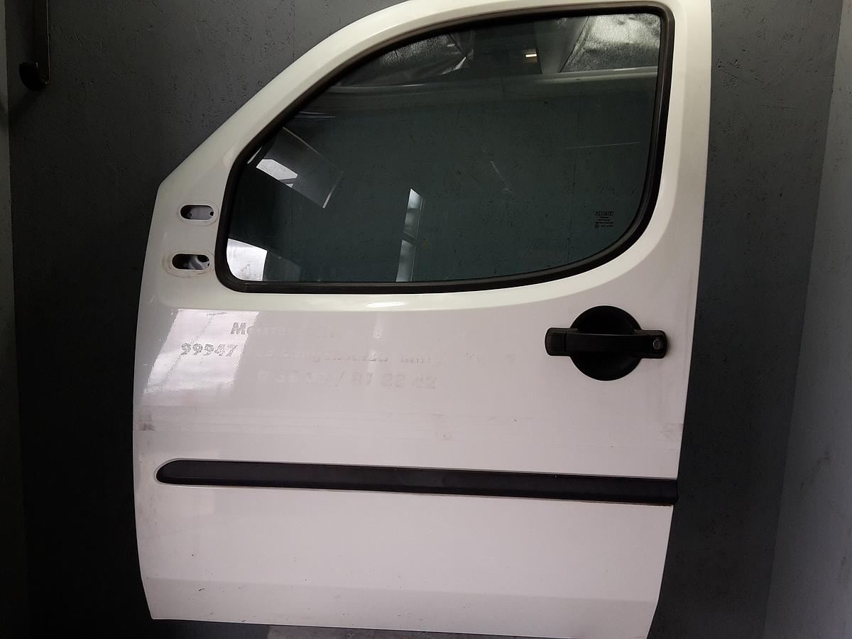 Fiat Doblo 223 org Tür vorne links für man Fensterheber 249-BIANCO Weiss Bj 2001