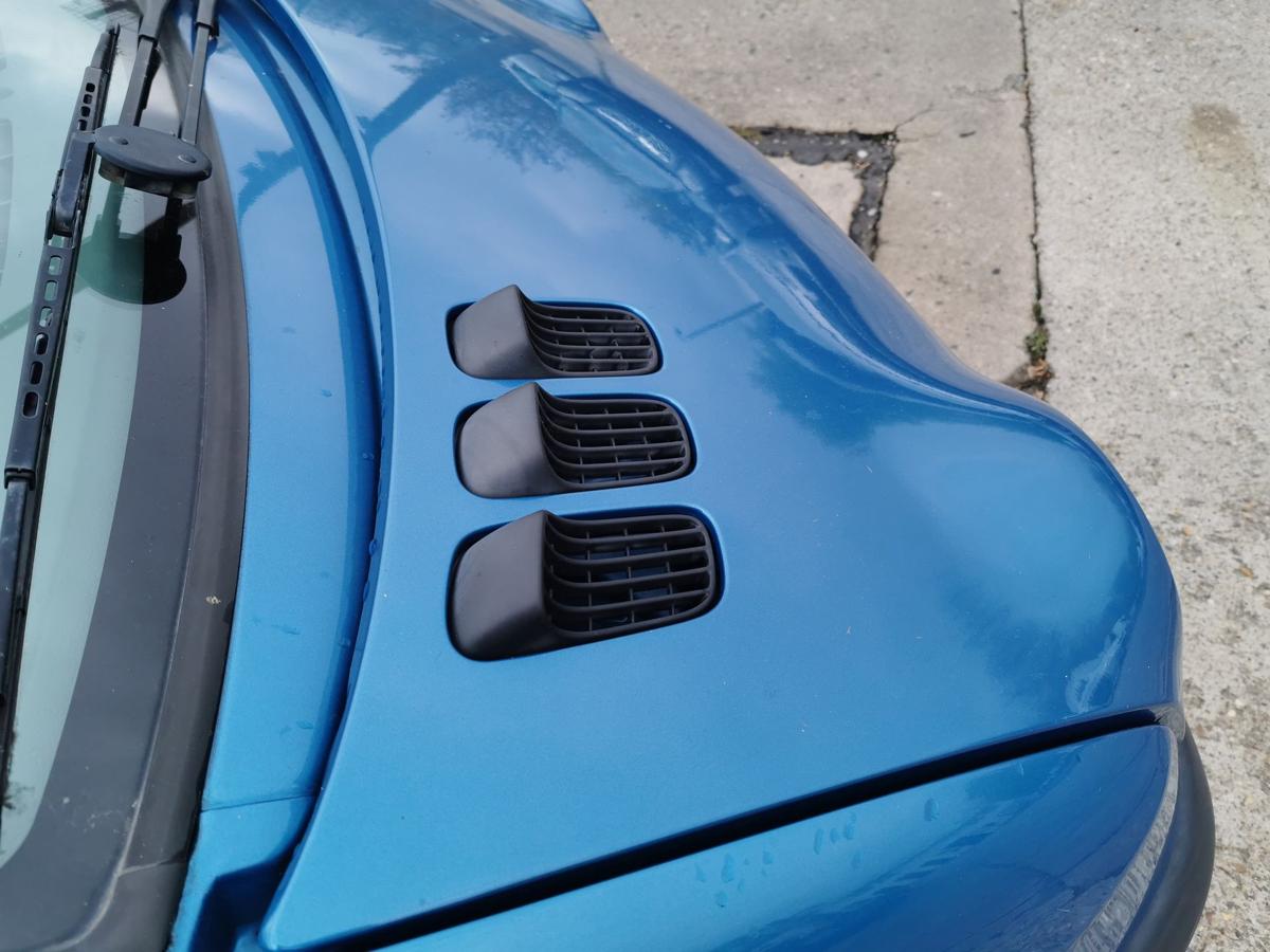 Renault Twingo C06 Motorhaube Haube Klappe Bonnet vorn TED48 Blue Nautilus