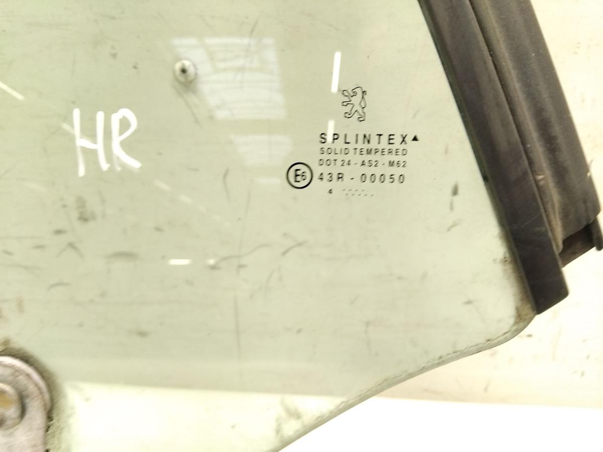 Peugeot 307 CC Cabrio original Seitenscheibe hinten rechts gr&uuml;ncolor Bj.2005