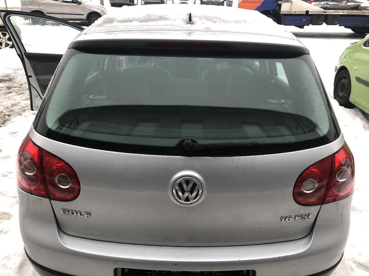 VW Golf 5 V 1K Heckklappe mit Heckscheibe f&uuml;r 3 und 5 t&uuml;rer LA7W Reflexsilber