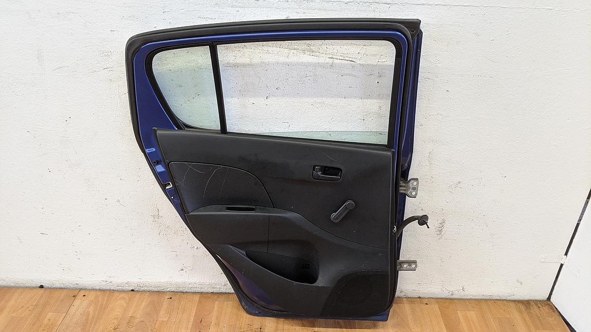 Daihatsu Cuore L276 Tür hinten links Fahrerseite Hecktür blau