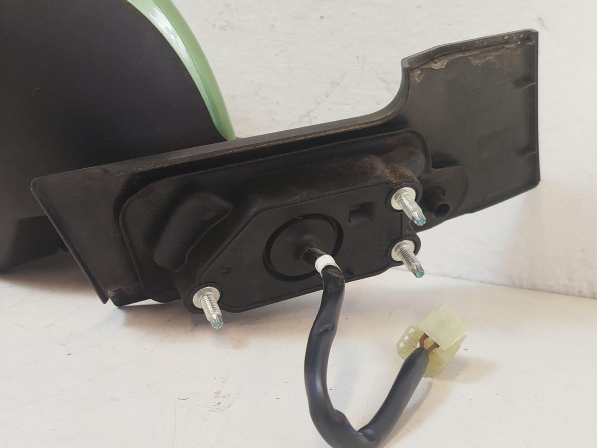 Opel Agila B Typ FXB Au&szlig;enspiegel links Spiegel R&uuml;ckspiegel elektrisch hellgr&uuml;n