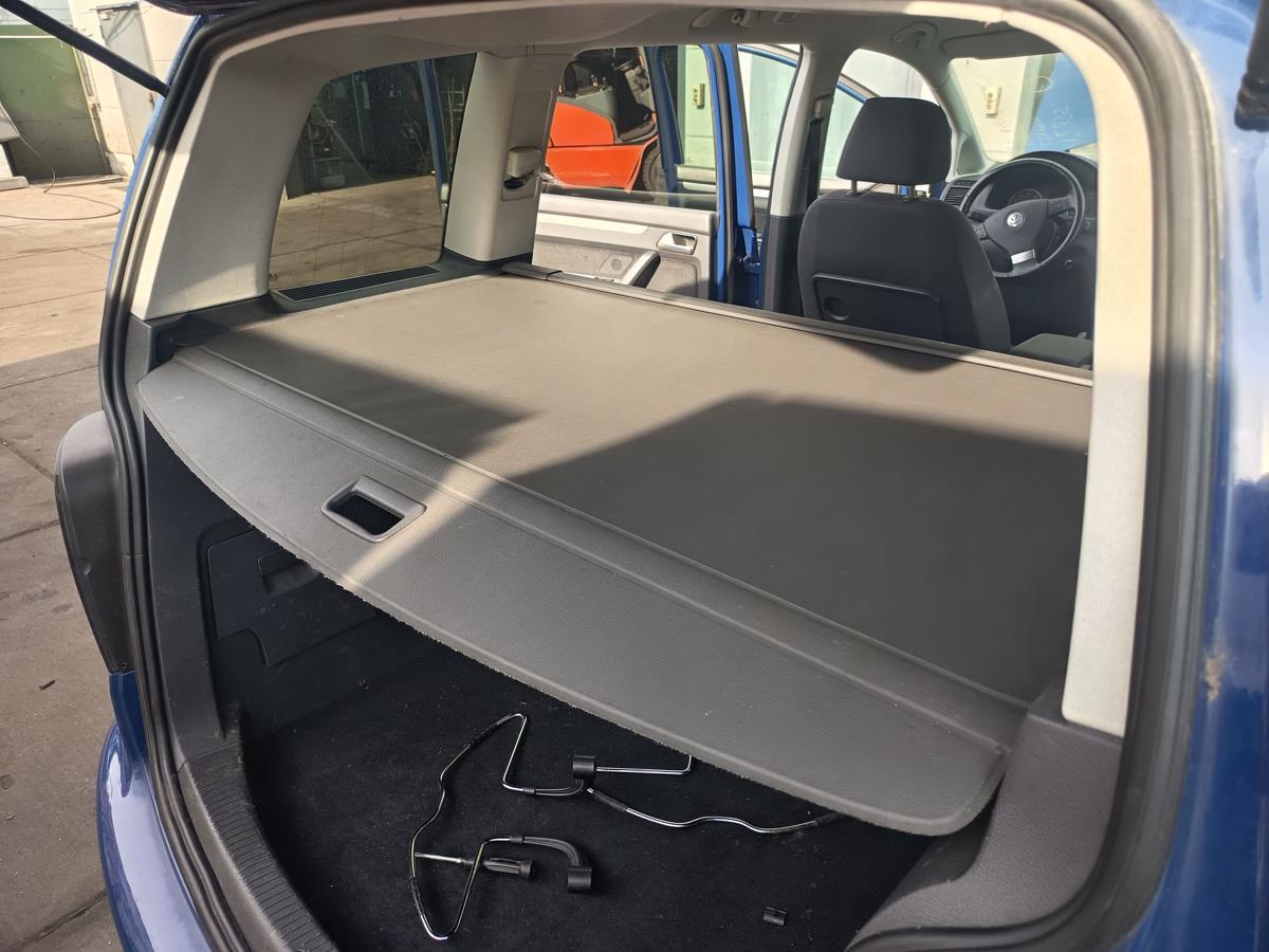 VW Touran GP 1T original Laderaumabdeckung Rollo Anthrazit Bj 2009