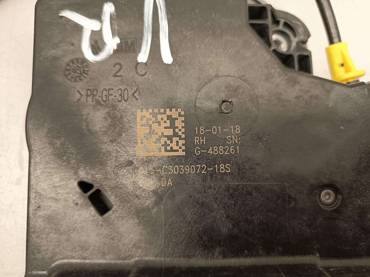 Opel Astra K original T&uuml;rschloss vorne rechts Baujahr 2018