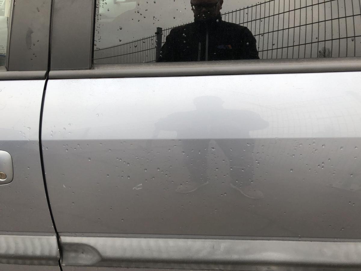 Opel Zafira A T&uuml;r hinten links Fondt&uuml;r 4AU Lichtsilber Autot&uuml;r Rohbau