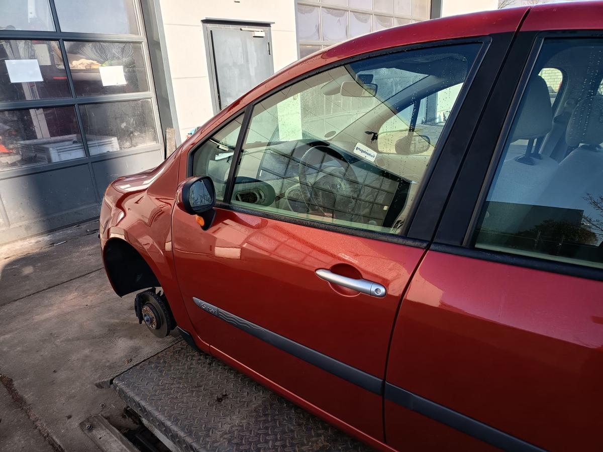 Renault Modus original T&uuml;r vorne links TEB76 Red of Fire Baujahr 2005