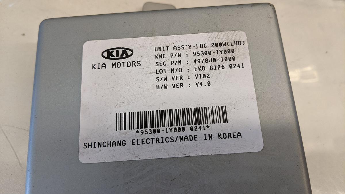 Kia Picanto 2 TA Komfortsteuergerät Steuergerät Komfort 953001Y000