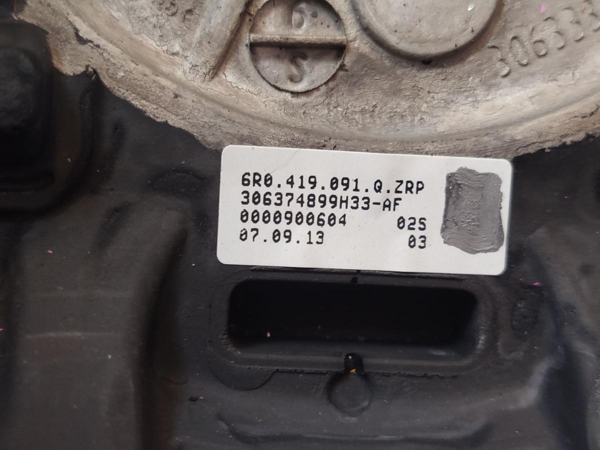VW Polo 6R Lederlenkrad Lenkrad Leder 3-Speichen ohne Multifunktion OEM