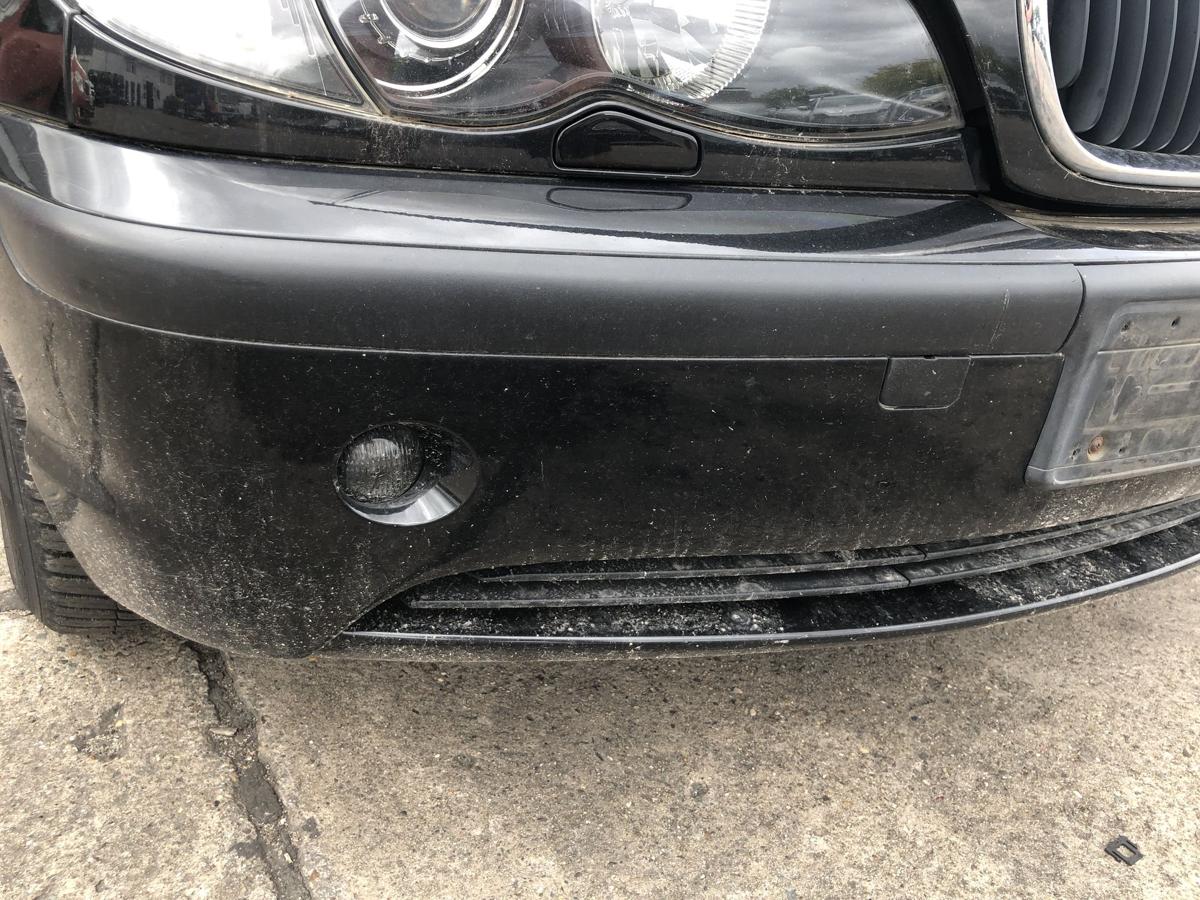 BMW 3er E46 Facelift Sto&szlig;f&auml;nger vorn Frontsch&uuml;rze Nebel 475/9 Black Saphir ab01