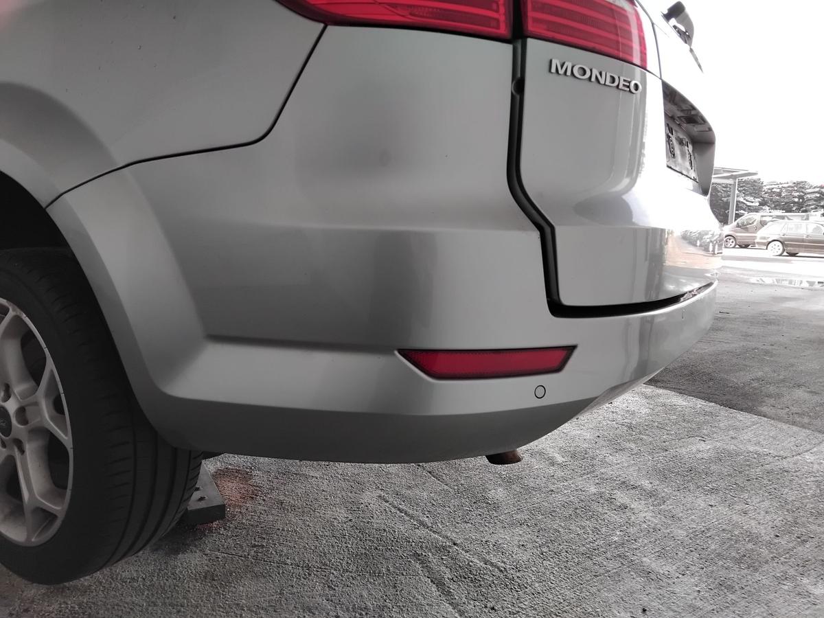 Ford Mondeo 4 Kombi BA7 original Sto&szlig;stange Sto&szlig;f&auml;nger hinten PDC BJ2007 Cosmic-Silber Metallic