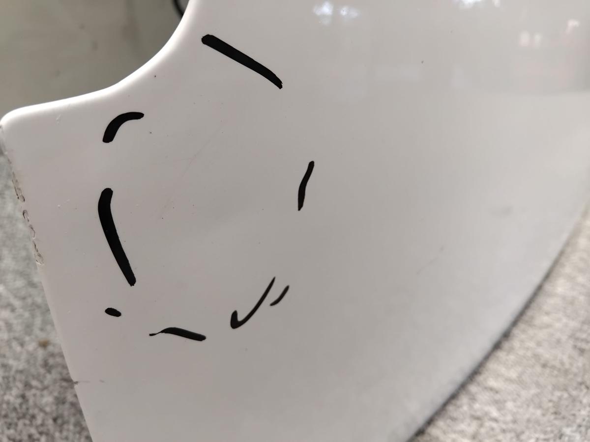 VW Caddy 2K original Heckklappe LB9A Candywei&szlig; mit Heckscheibe BJ2005