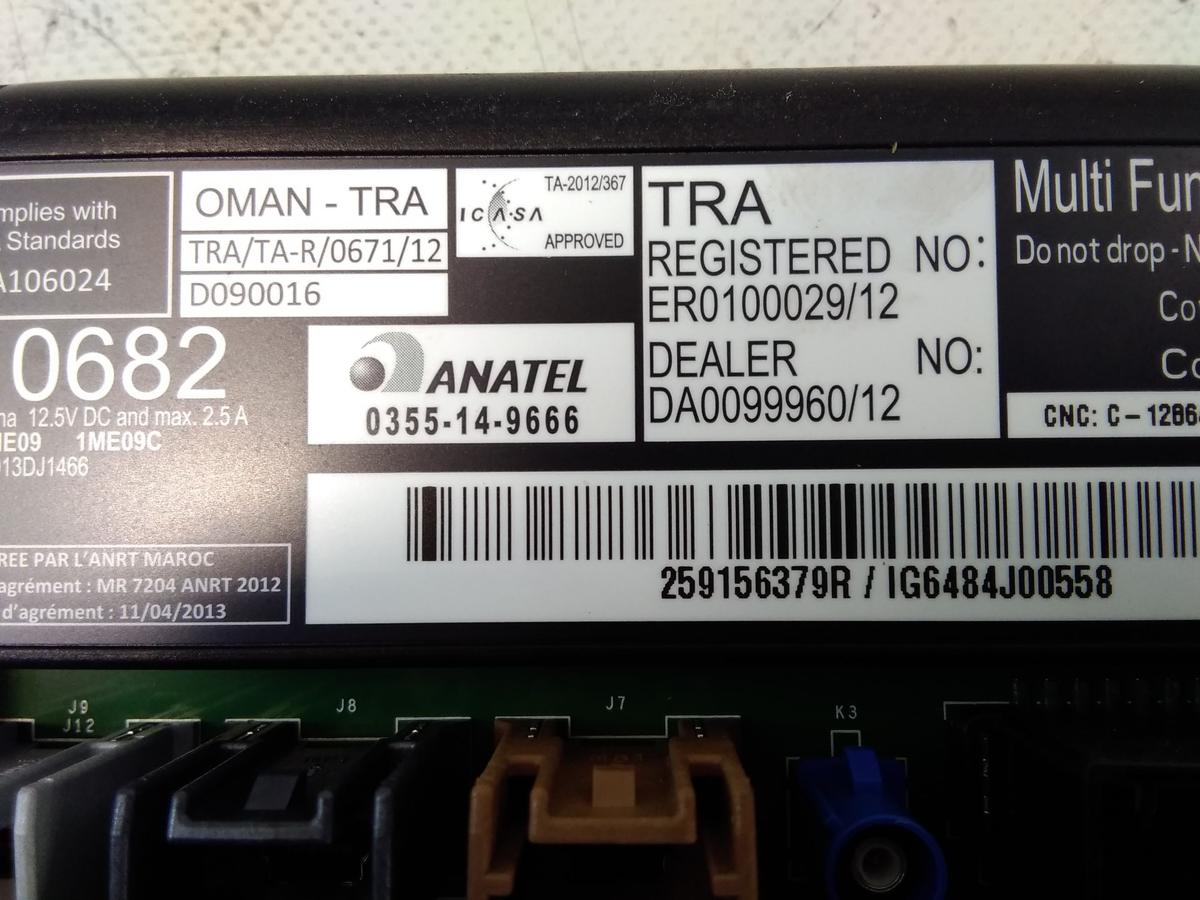 Renault Zoe original Multifunktionsdisplay Anzeige Navigation 259156379R Bj.2015