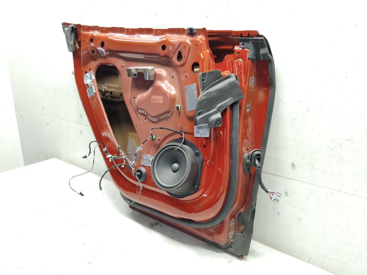 Tesla Model S T&uuml;r hinten links dunkelrotmetallic PPMR sunset red Bj.2019
