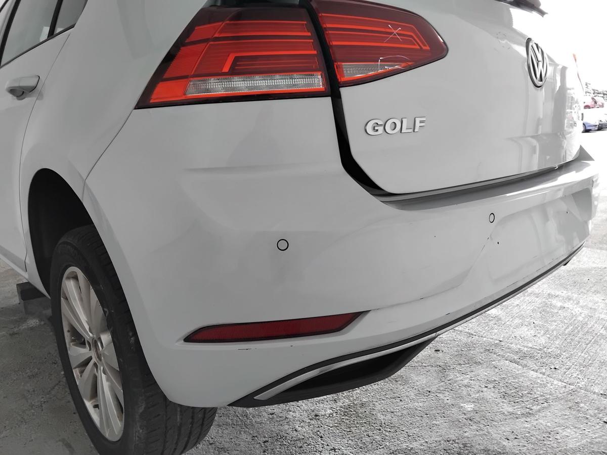 VW Golf 7 Facelift orig.Stoßfänger Stoßstange hinten PDC Fließheck BJ2017 LB9Z White Silver