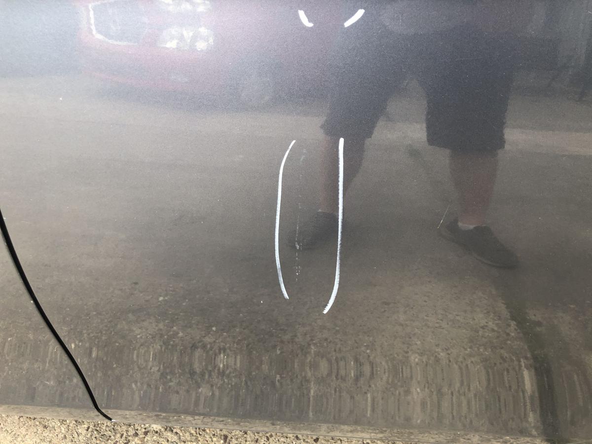 Fiat Bravo 198 T&uuml;r hinten links Fondt&uuml;r im Rohbau VR890/B Blu Avio