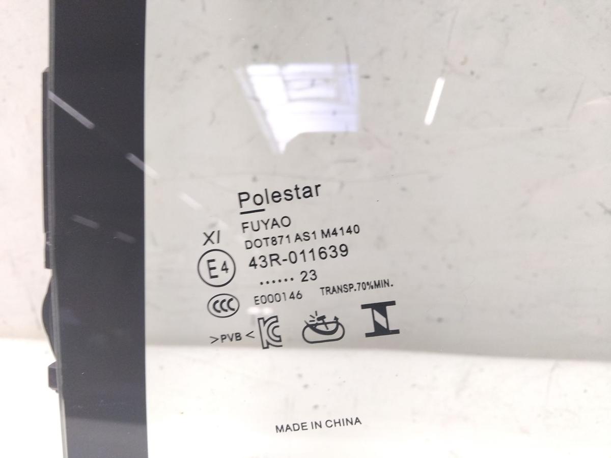 Polestar 3 T&uuml;rscheibe hinten links Verbundglas VSG Doppelverglasung gr&uuml;n Bj.2024