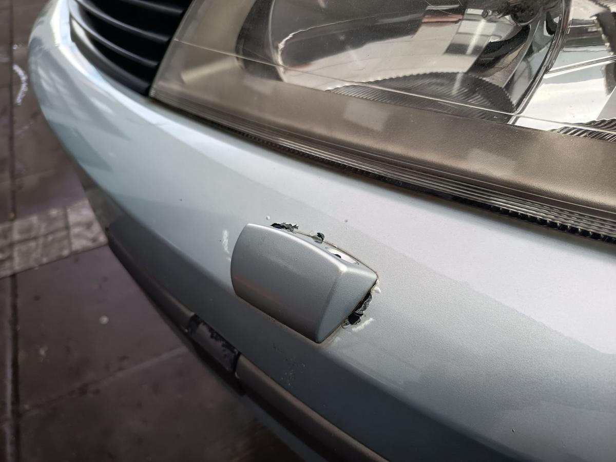 Renault Laguna II original Sto&szlig;stange F&auml;nger vorn Front B64 Granitsilber Bj 2001