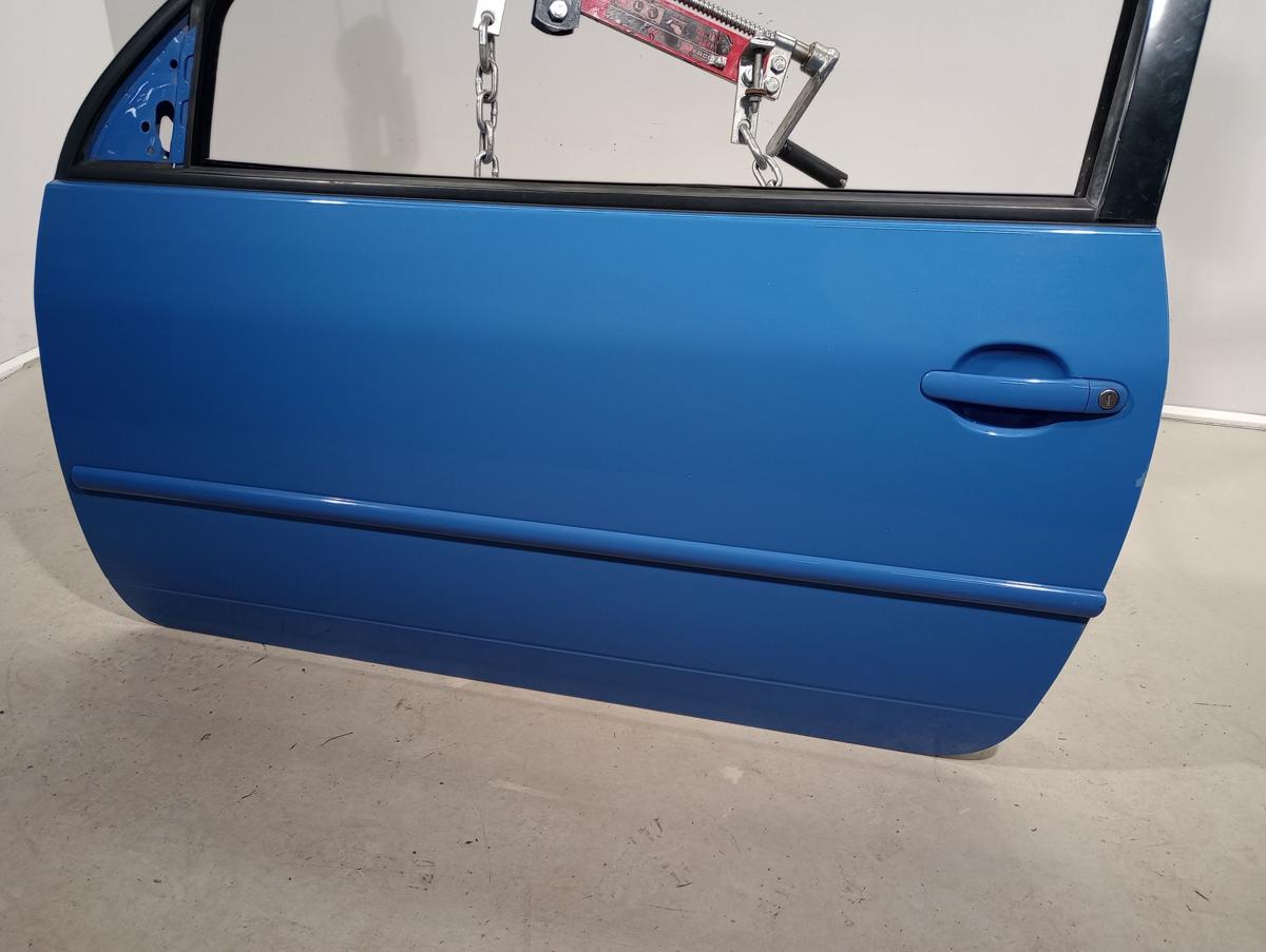 VW Lupo orig Tür links Fahrertür LR5A Blau Bj 2000