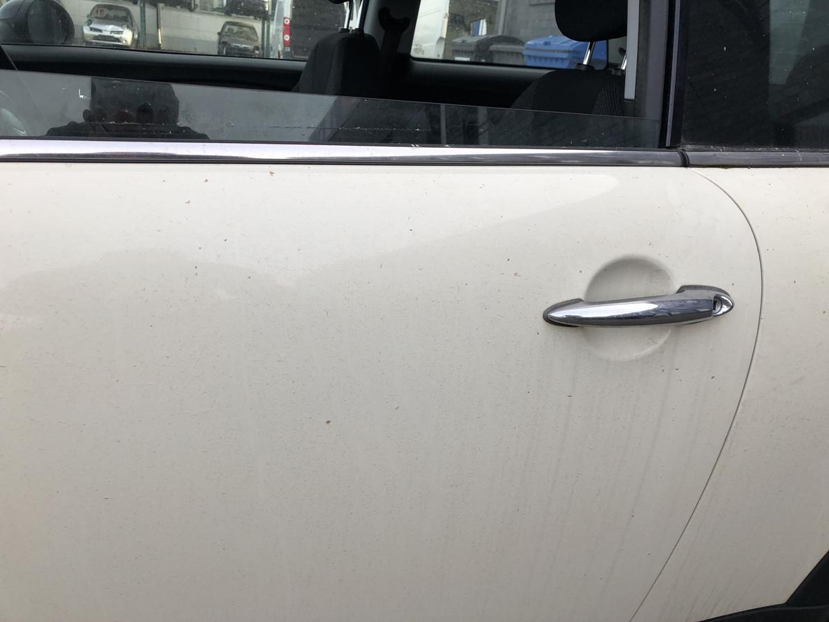BMW Mini R56 T&uuml;r vorne links Pepper White Fahrert&uuml;r Rohbau