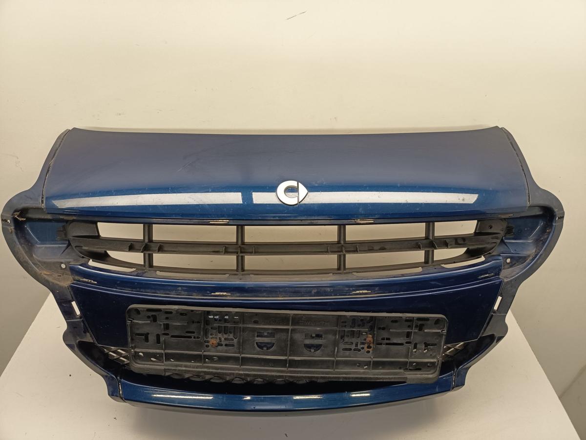 Smart 454 original Sto&szlig;stange F&auml;nger vorn mitte Front EAF Star Blue Bj 2006