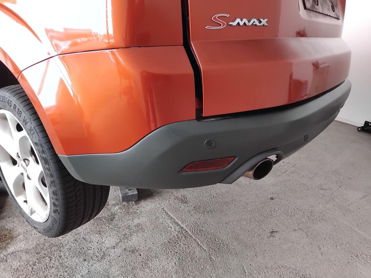 Ford S-Max 1 WA6 original Stossf&auml;nger Sto&szlig;stange hinten PDC tangorotmet. BJ2008